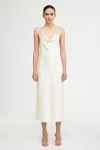 Significant Other Danika Cowl Dress In White