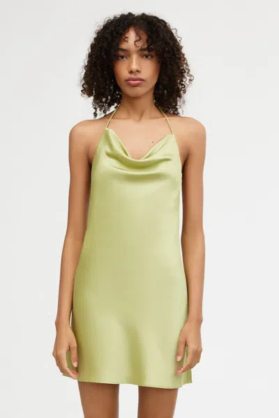 Significant Other Danika Halter Dress In Green