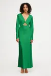 Significant Other Danika Long Sleeve Dress In Green
