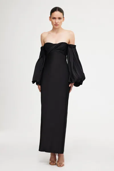 Significant Other Danika Off Shoulder Dress In Black