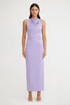Significant Other Delphine Midi Dress In Purple