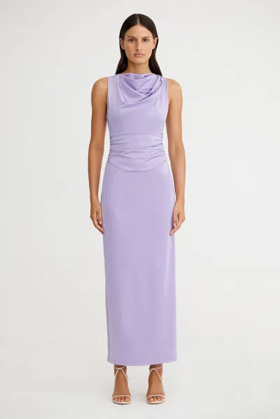 Significant Other Delphine Midi Dress In Purple