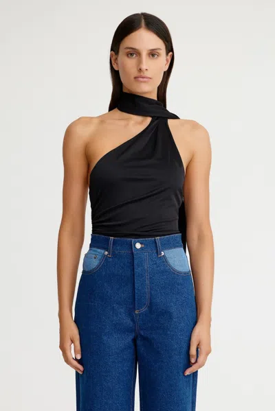 Significant Other Delphine Top In Black