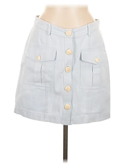 Pre-owned Significant Other Denim Skirt In Blue