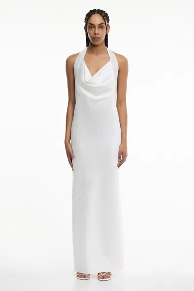 Significant Other Devlyn Halter Maxi Dress In White