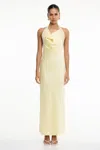 Significant Other Devlyn Halter Maxi Dress In White