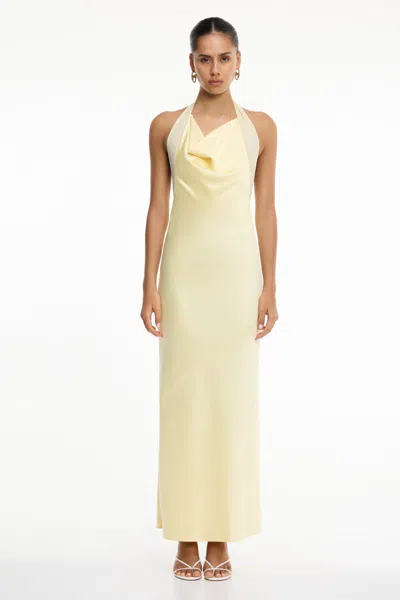 Significant Other Devlyn Halter Maxi Dress In White