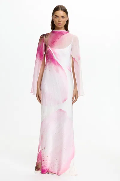 Significant Other Devlyn Long Sleeve Gown In Pink