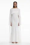 Significant Other Devlyn Long Sleeve Gown In White