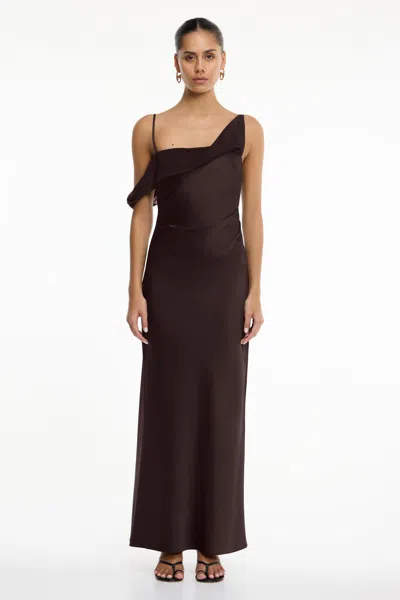 Significant Other Devlyn Maxi Dress In Brown
