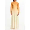 Significant Other Devlyn Long Sleeve Gown In Multi