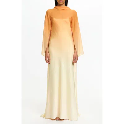 SIGNIFICANT OTHER SIGNIFICANT OTHER DEVLYN OMBRÉ LONG SLEEVE GOWN