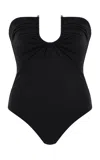Significant Other Dolly U-bar One-piece Swimsuit In Black