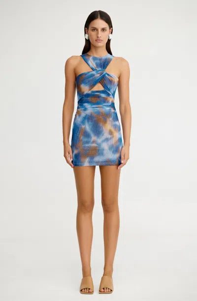 Significant Other Drew Mini Dress In Blue