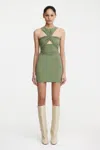 Significant Other Drew Mini Dress In Green