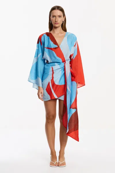 Significant Other Edith Mini Dress In Blue