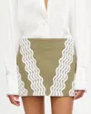 Significant Other Eleni Micro Skirt In Khaki