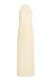 Significant Other Elliot Sequined Halter Maxi Dress In Yellow
