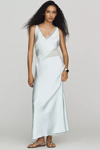 Significant Other Ellis Maxi Slip Dress In White