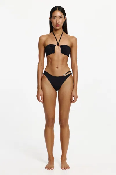Significant Other Elmear Strapless Top In Black