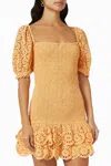 Significant Other Elsa Mini Dress In Tangerine In Orange