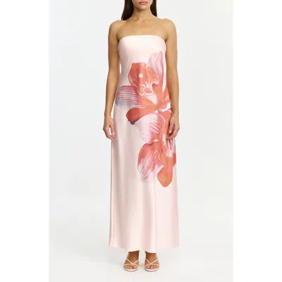 Significant Other Esme Strapless Maxi Dress In Pink