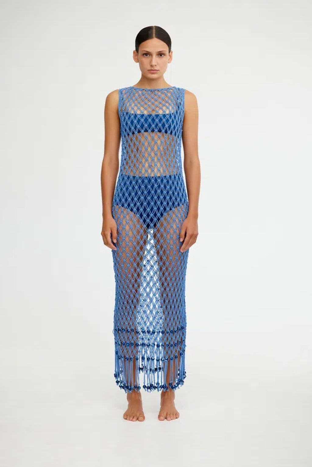 significant other blue dress SO ONLINE AU Annabel Midi Satin Dress, Ice Blue, AU14 US10