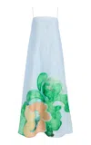 Significant Other Exclusive Edith Linen-blend Maxi Dress
