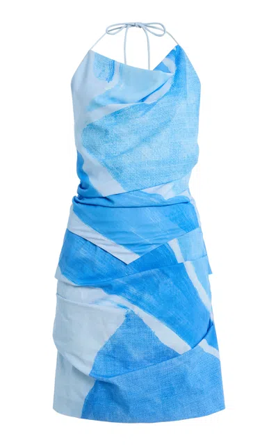 Significant Other Exclusive Emiko Mini Dress In Blue