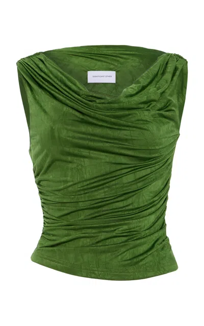 Significant Other Exclusive Nala Top In Green