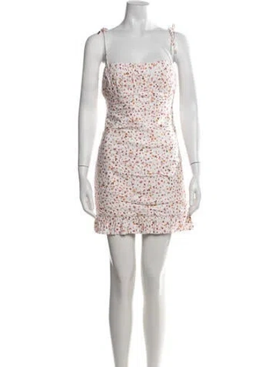 Pre-owned Significant Other Floral Print Mini Dress W/ Tags In Multicolor