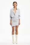 Significant Other Fraya Shirt Dress In Gray