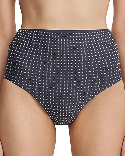 Significant Other Freja Embellished Bikini Bottom In Charcoal