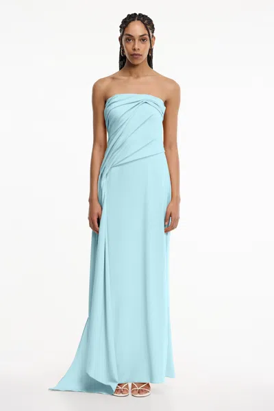 Significant Other Genesis Strapless Dress In Blue