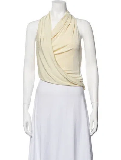 Pre-owned Significant Other Halterneck Sleeveless Top In Black