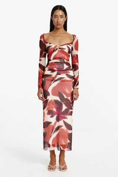 Significant Other Hettie Long Sleeve Midi Dress
