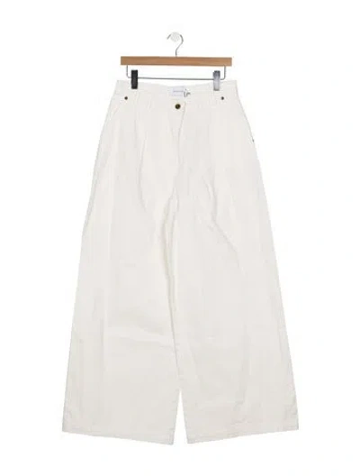 Pre-owned Significant Other High-rise Wide Leg Jeans W/ Tags In White