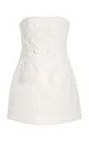 Significant Other Idette Linen-blend Mini Dress In White