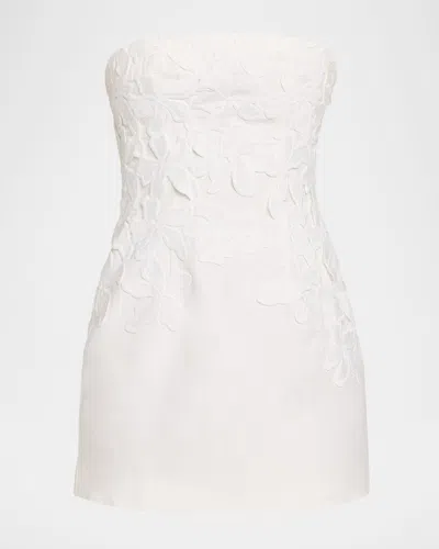 Significant Other Idette Strapless Mini Dress In Neutral