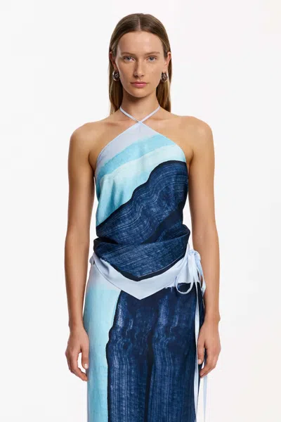 Significant Other Imali Top In Blue