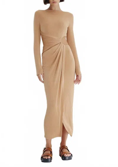 Significant Other Ivy Midi Dress In Sand In Neutral