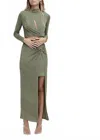 Significant Other Ivy Skirt In Khaki In Animal Print