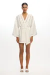 Significant Other Izzy Long Sleeve Mini Dress In White