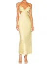 Significant Other Jacy Dress In Butter In Red