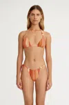 Significant Other Jasmin Tie Bikini Brief In Orange