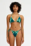 Significant Other Jasmin Tie Bikini In Green