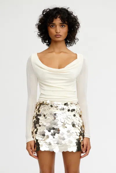 Significant Other Jorja Skirt In Gold