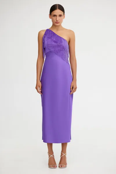 Significant Other Josephine Midi Dress In Purple