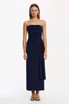 Significant Other June Strapless Maxi Dress In Blue