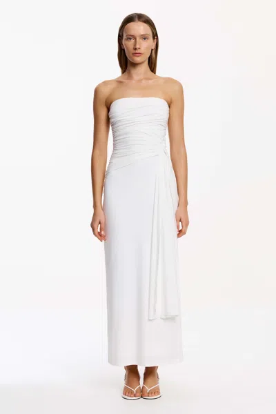 Significant Other June Strapless Maxi Dress In White